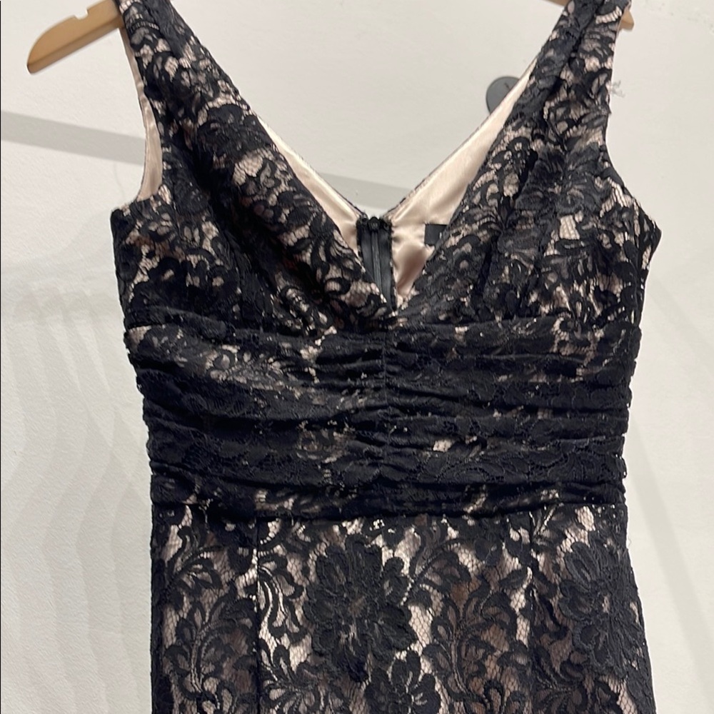 Moda International Elegant Black Lace Dress